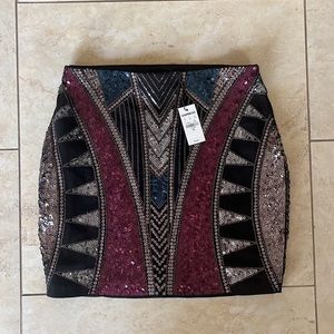 Sequins Mini Skirt